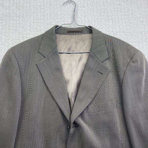 HUGO BOSS Jacket Blazer Einstein's / Omega 52 EU Grey / Green Sports Coat Wool - Picture 2 of 16